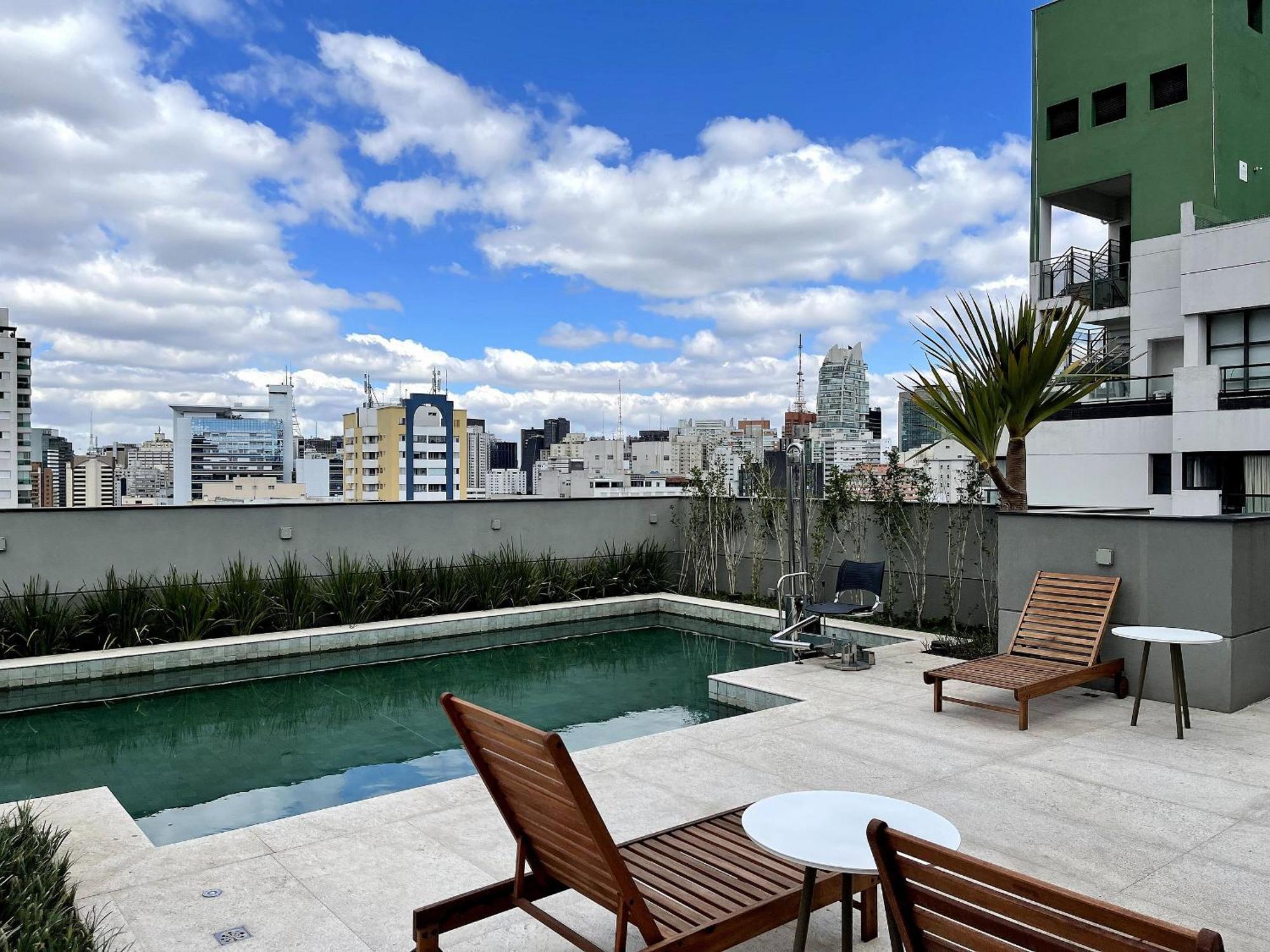 Belint Bela Cintra: A 5 Minutos Da Paulista Com Piscina No Rooftop Сао Паоло Екстериор снимка